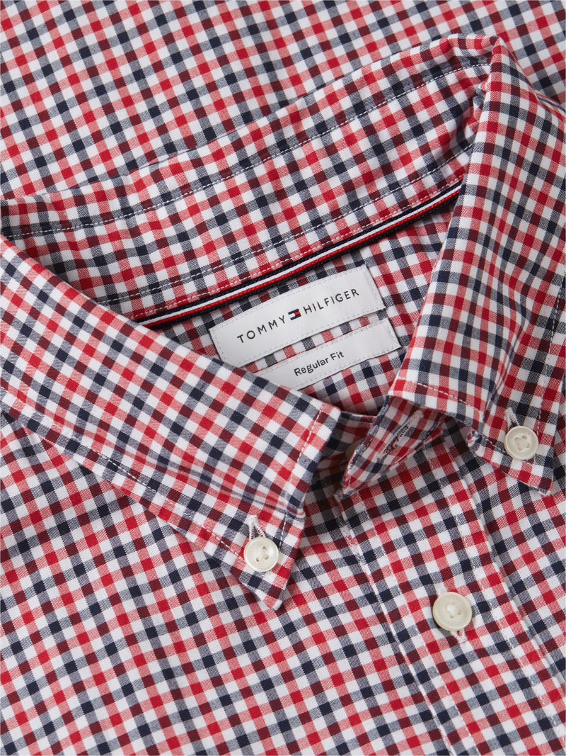 Regular Fit Check Poplin Shirt