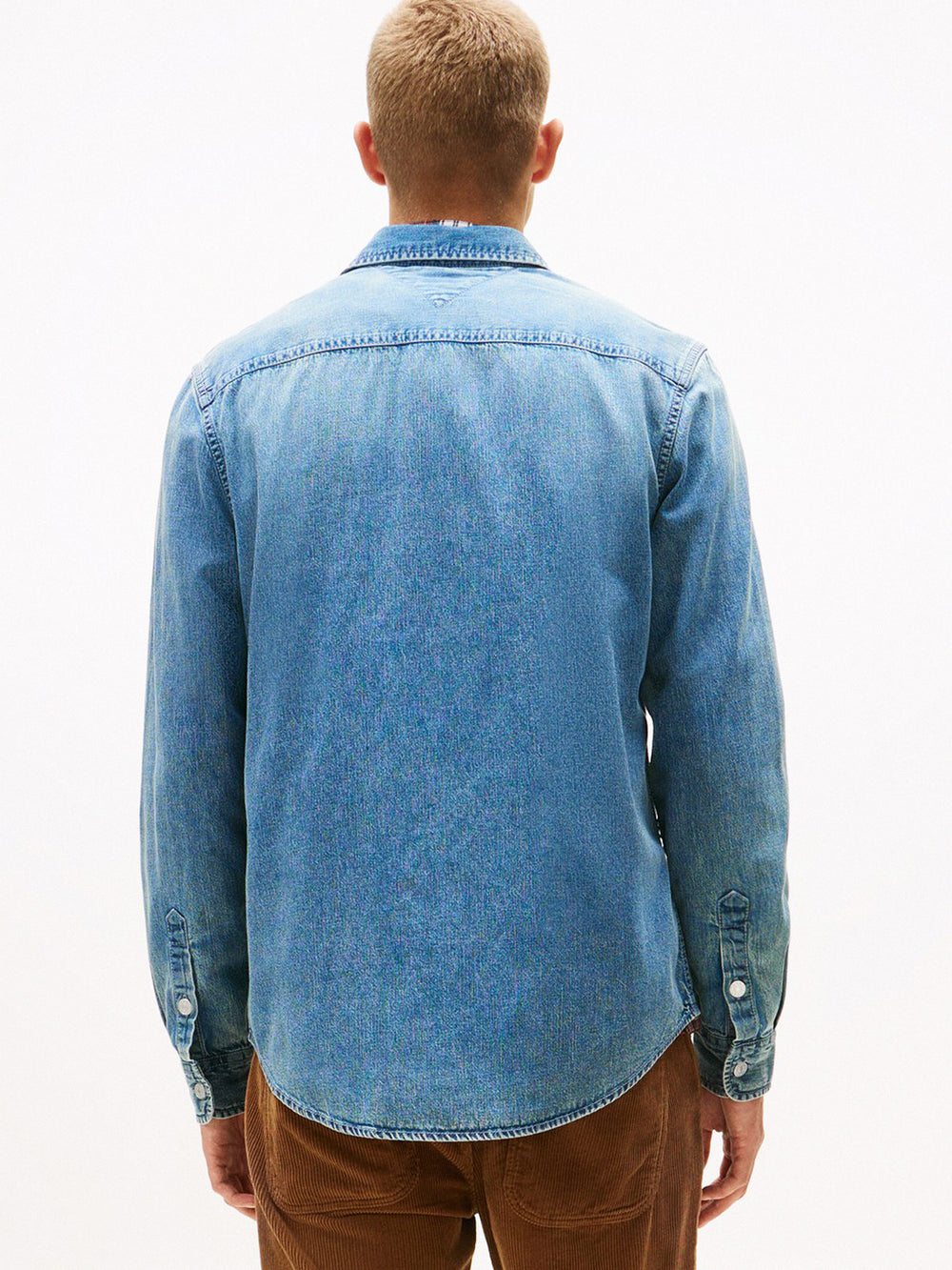 Regular Fit Washed Denim Shirt