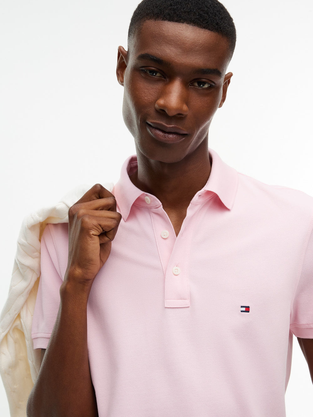 Slim Fit Solid Pique Polo