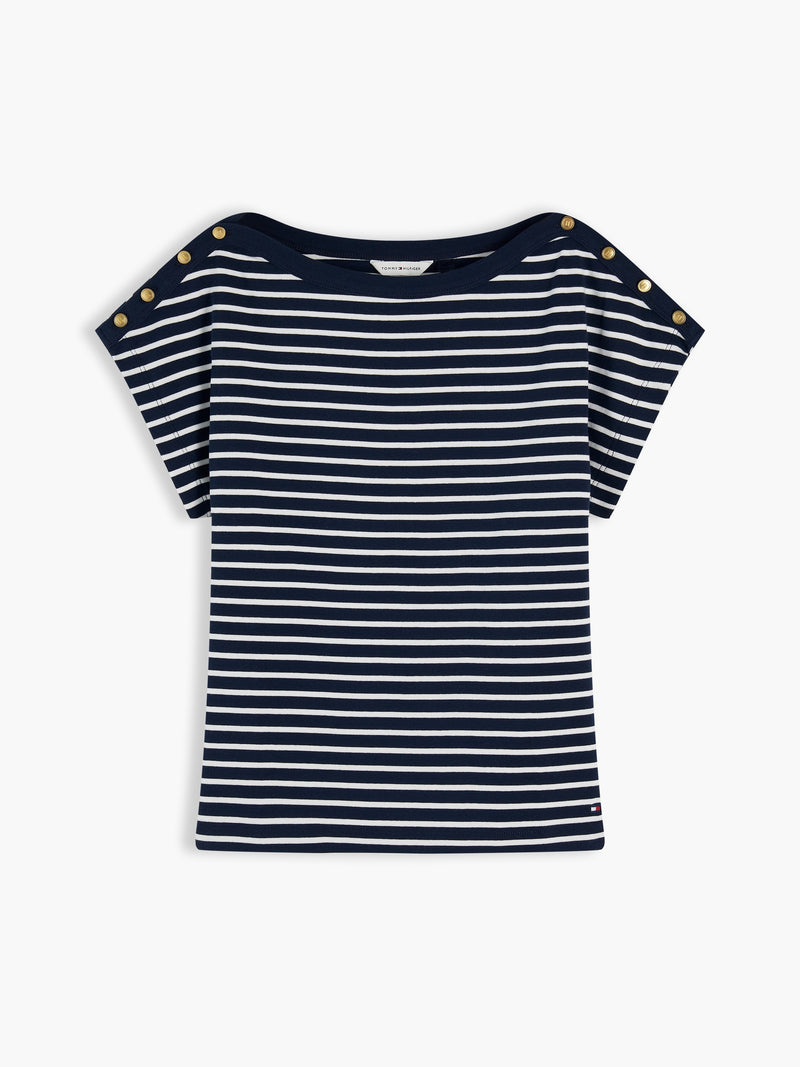 Stripe Regular Fit Half Sleeve Cody T-Shirt