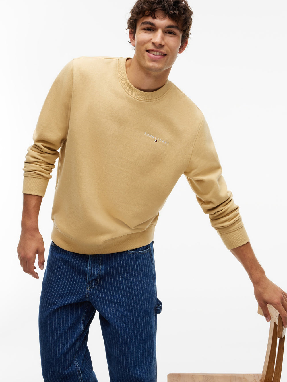 Regular Fit Fleece Crew Neck Sweatshirt