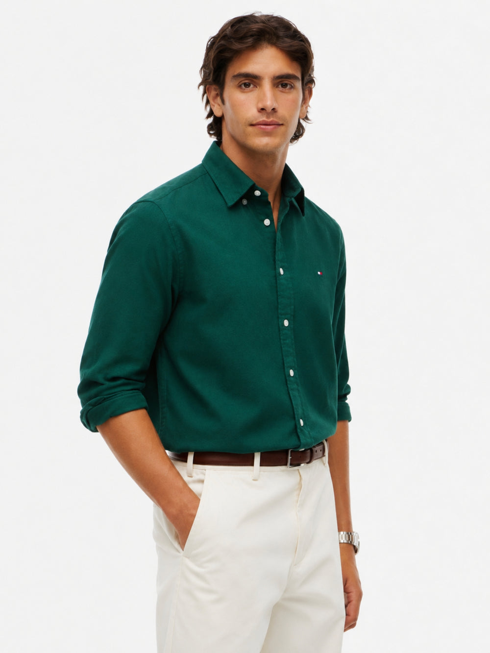 Regular Fit Texture Flannel Shirt
