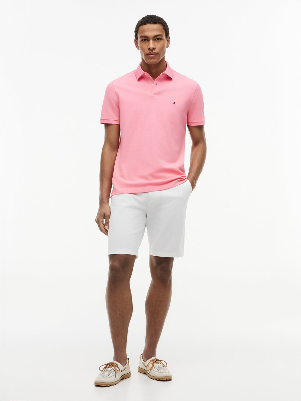 Regular Fit Solid Pique Polo