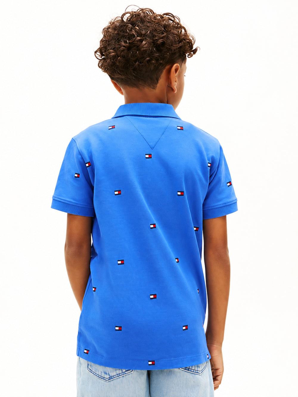 Kids Solid Cotton Stretch Polo