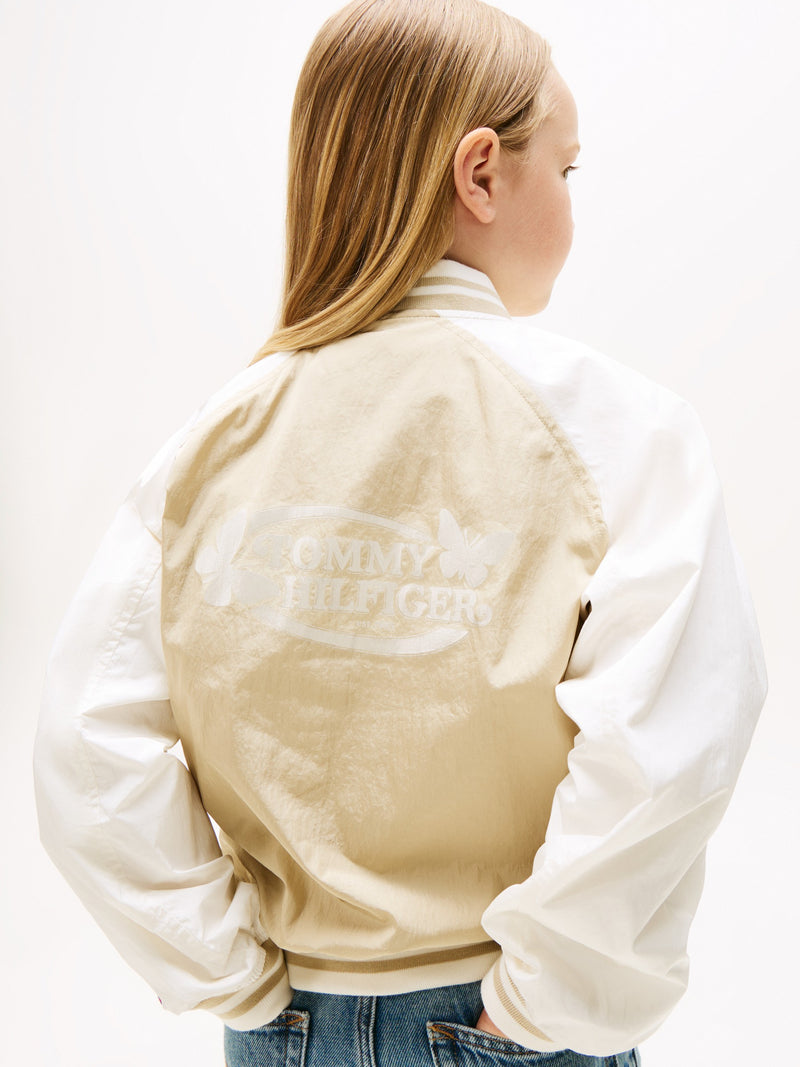Kids Colorblock Bomber Jacket