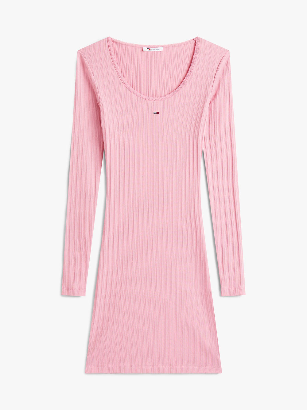 Full Sleeve Solid Ribbed Bodycon Dress