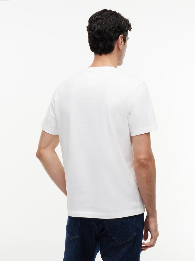 Regular Fit Solid Pocket Tshirt