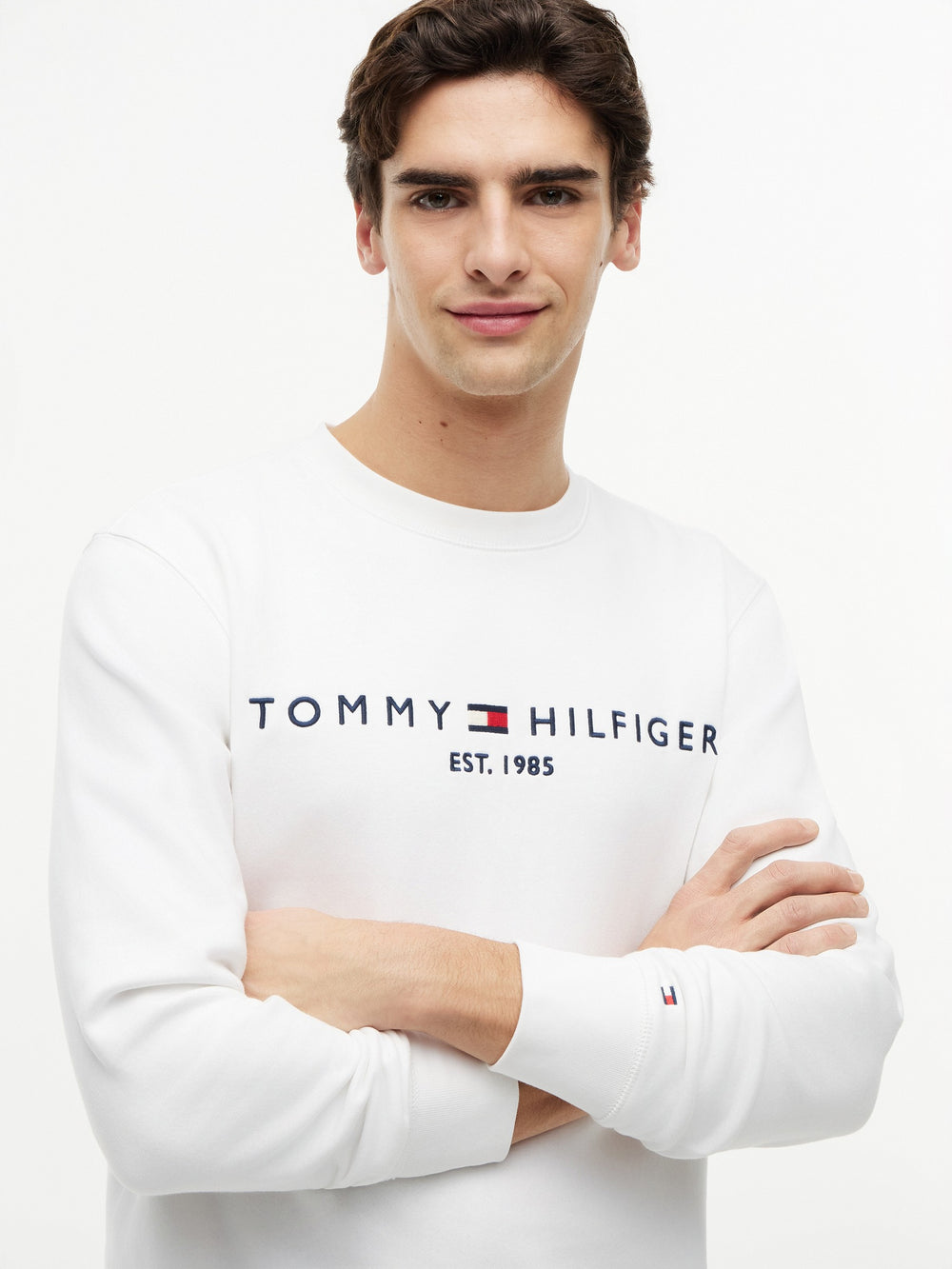 Tommy Logo Fleece Pullover