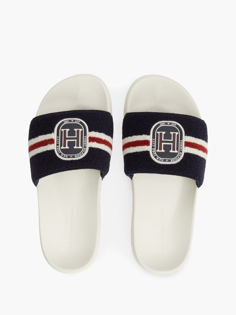 Men Hilfiger Towelling Slider