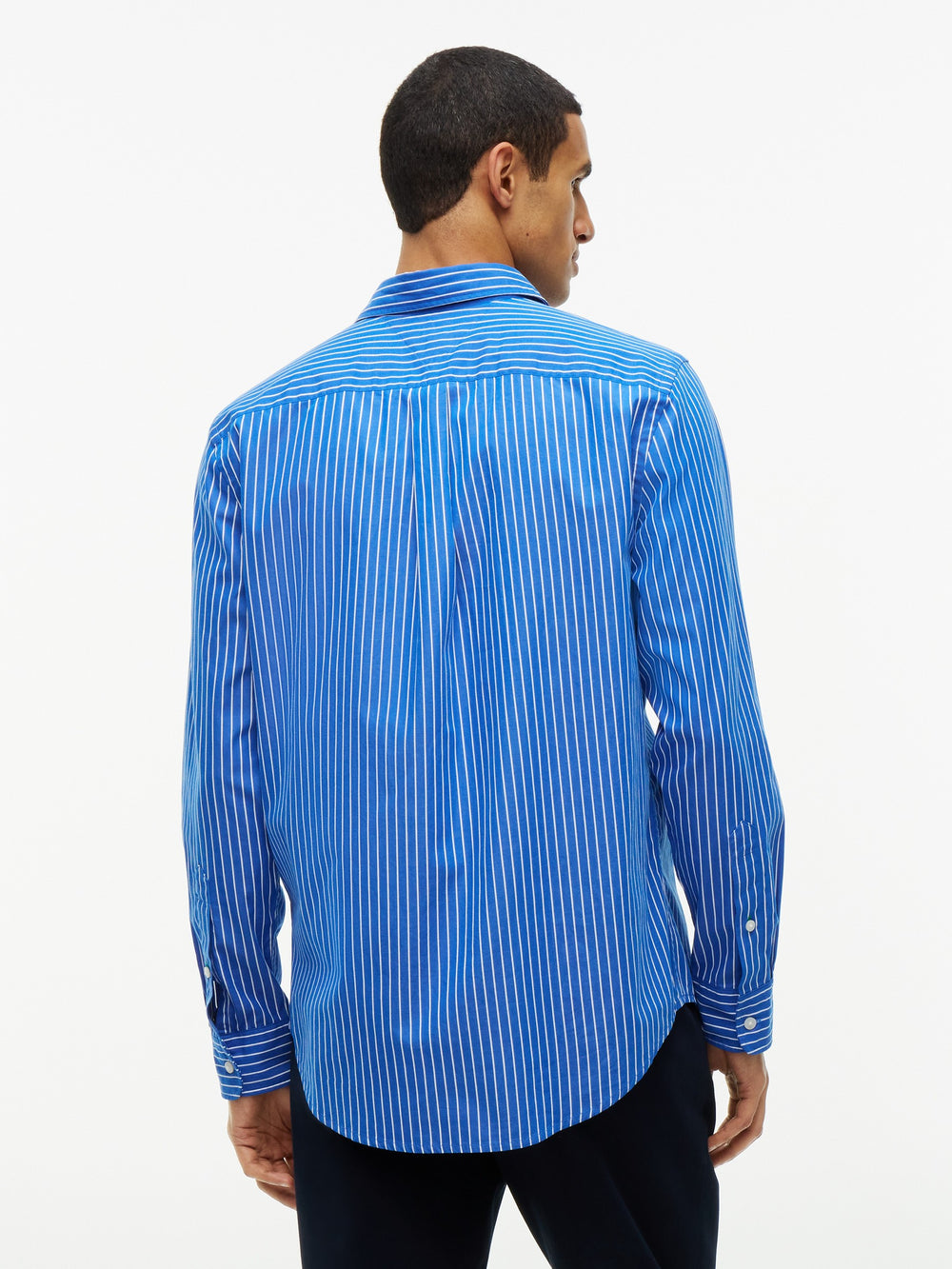 Regular Fit Stripe Poplin Shirt