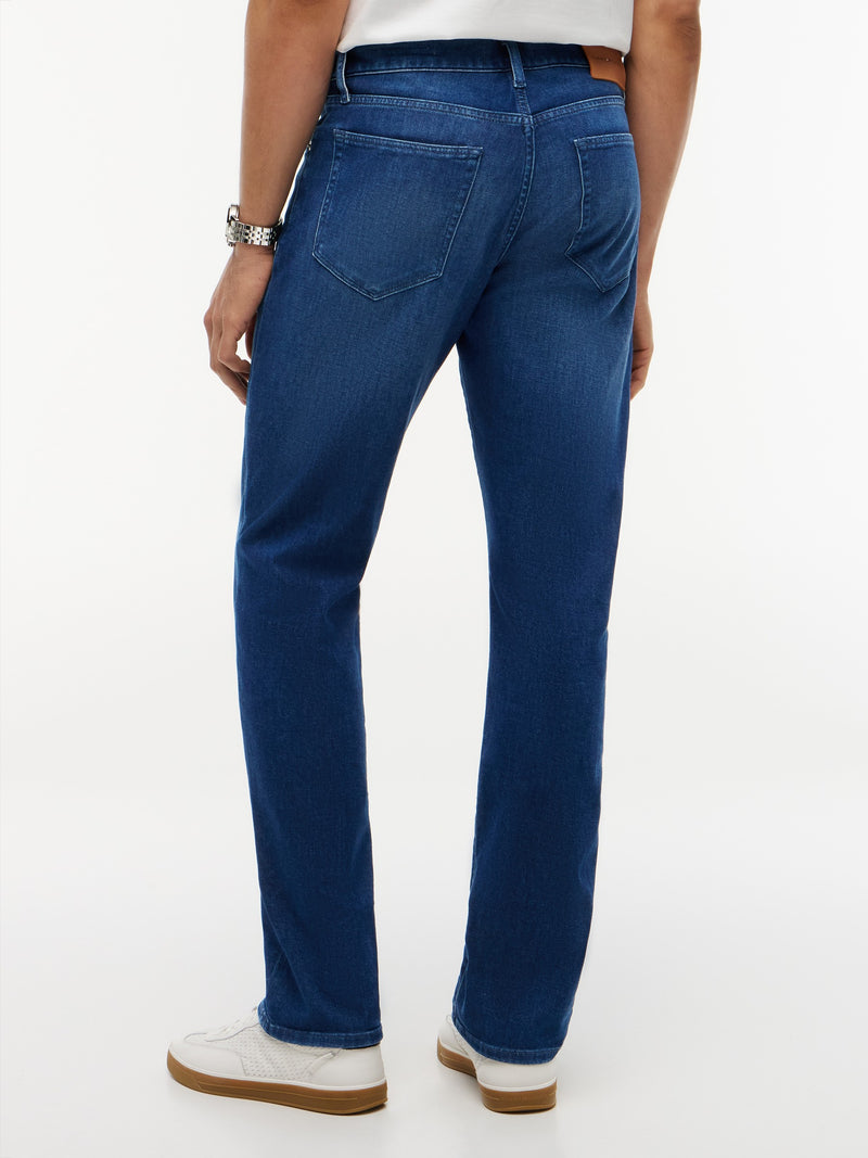 Men Denton Slim Straight Dark Wash Jeans