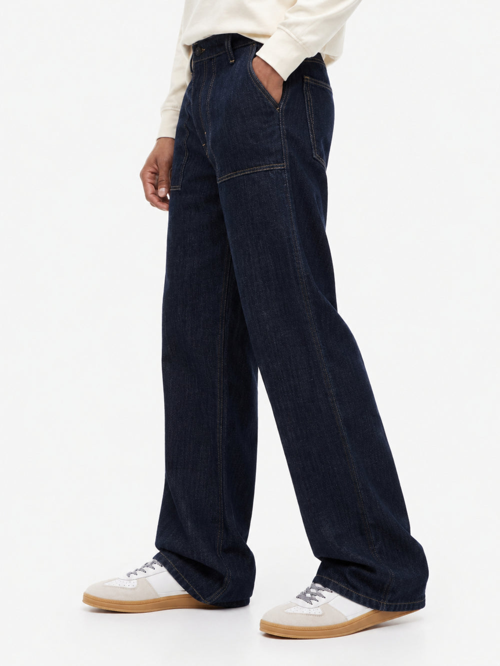 Men Jaimie Loose Rinse Jeans