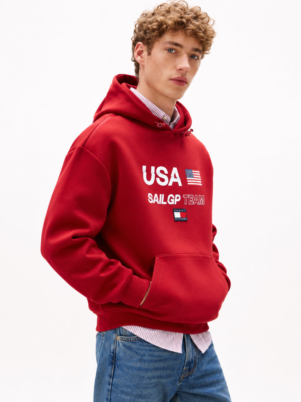 Relaxed Fit Interlock Hoodie