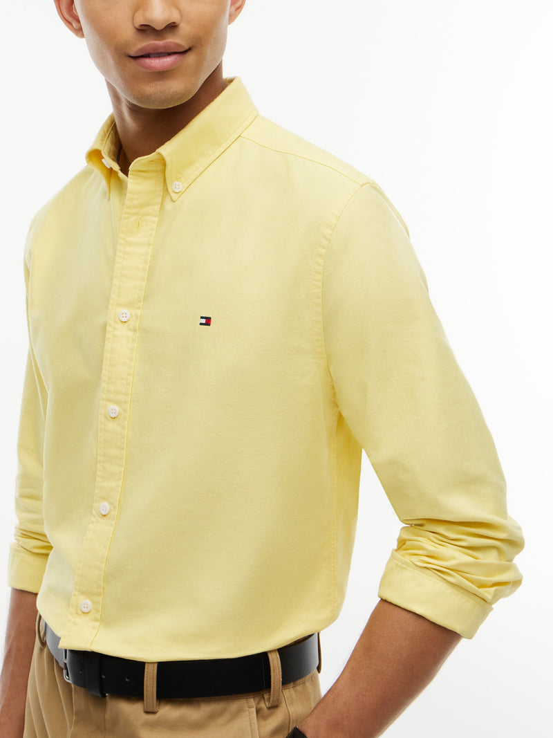 Regular Fit Solid Oxford Shirt