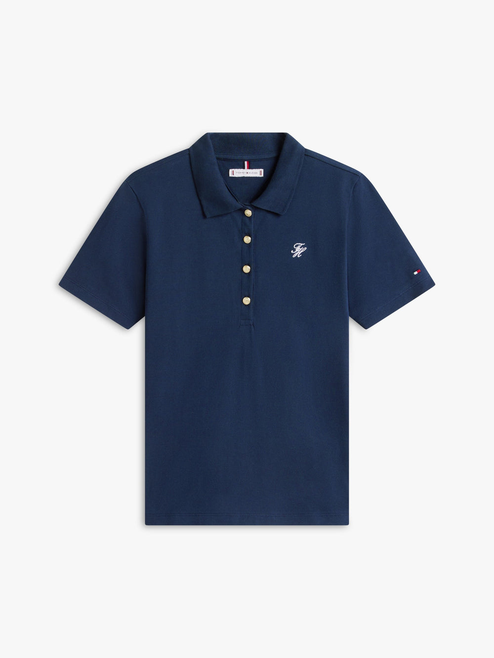 Solid Regular Fit Half Sleeve Pique Polo