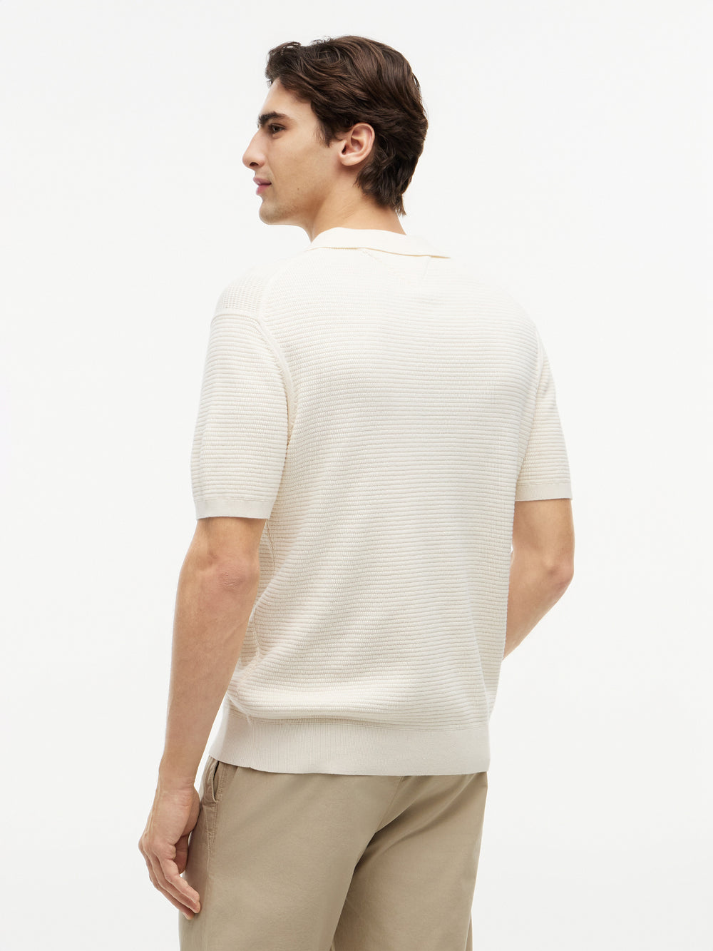 Regular Fit Flat Knit Polo