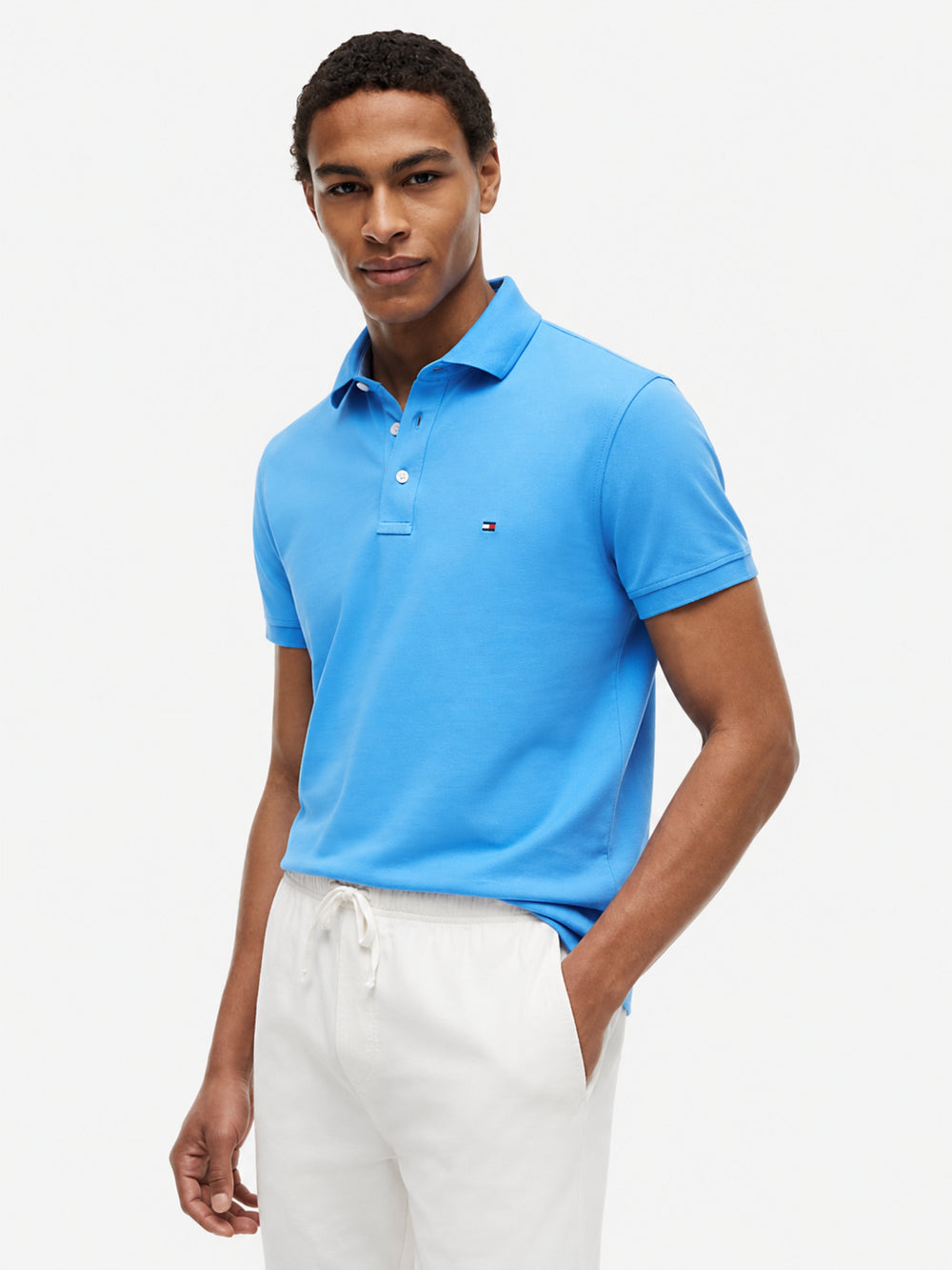 Slim Fit Solid Pique Polo