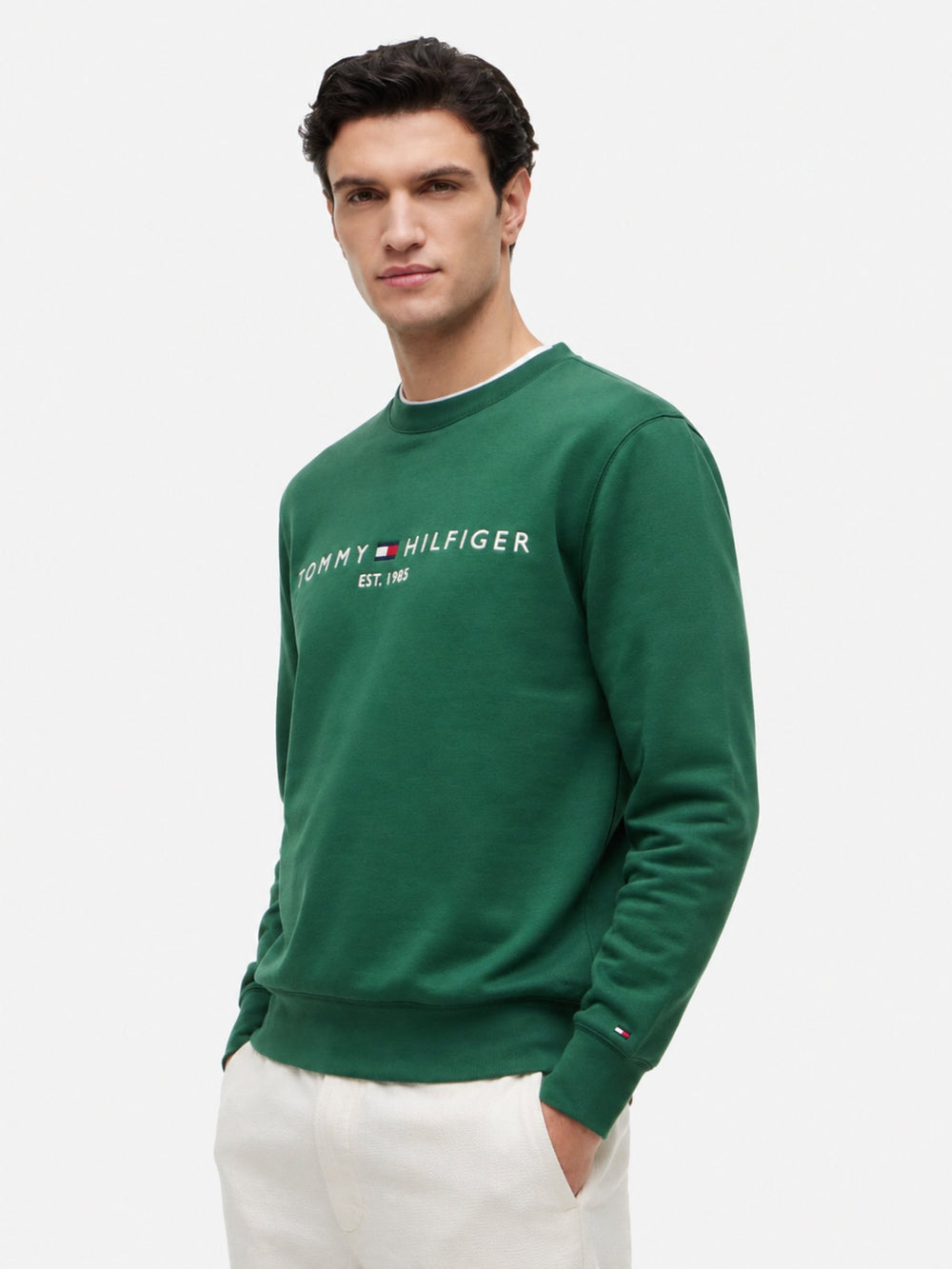 Tommy Logo Fleece Pullover