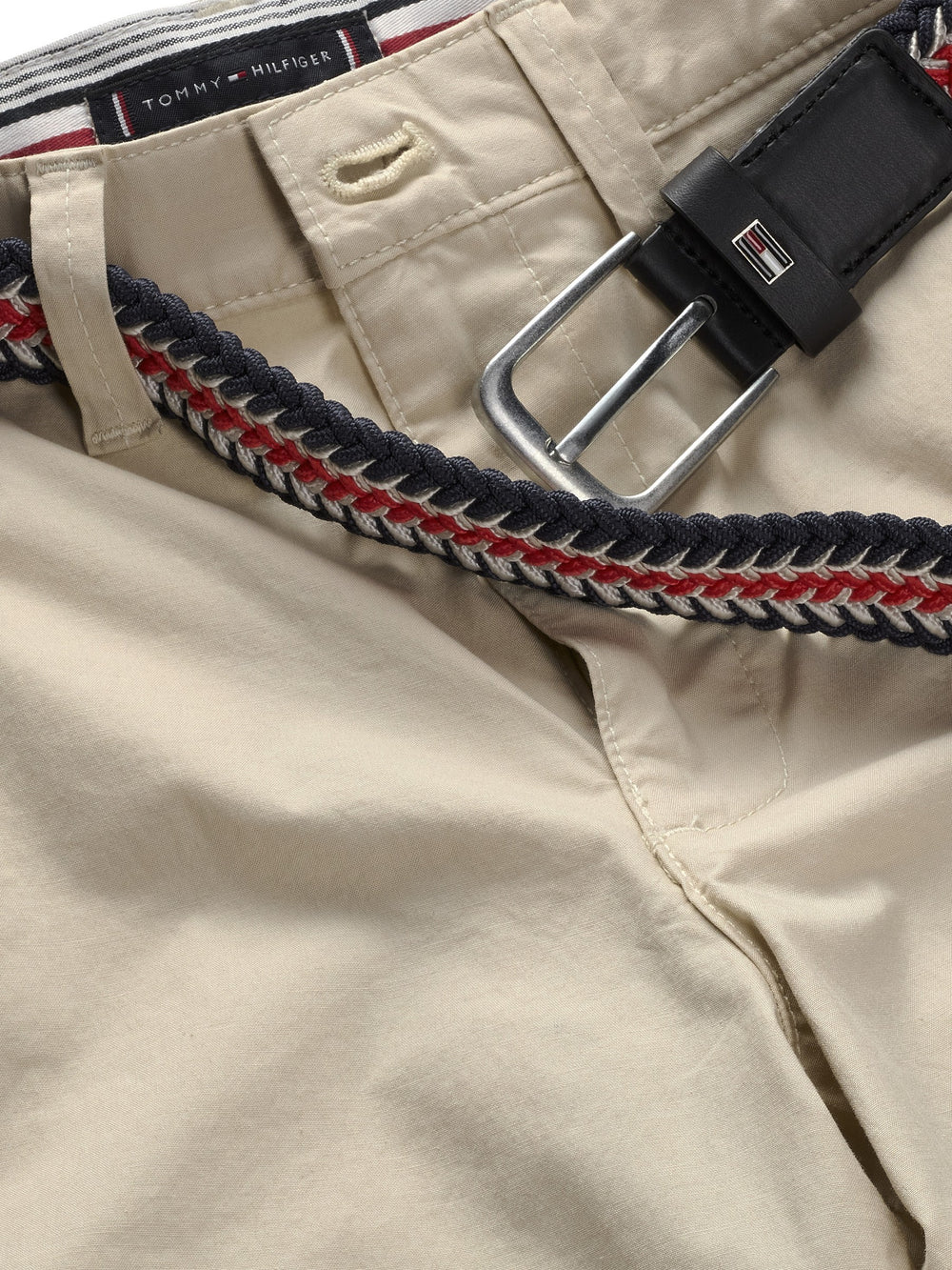 Boys Belted Chino Shorts