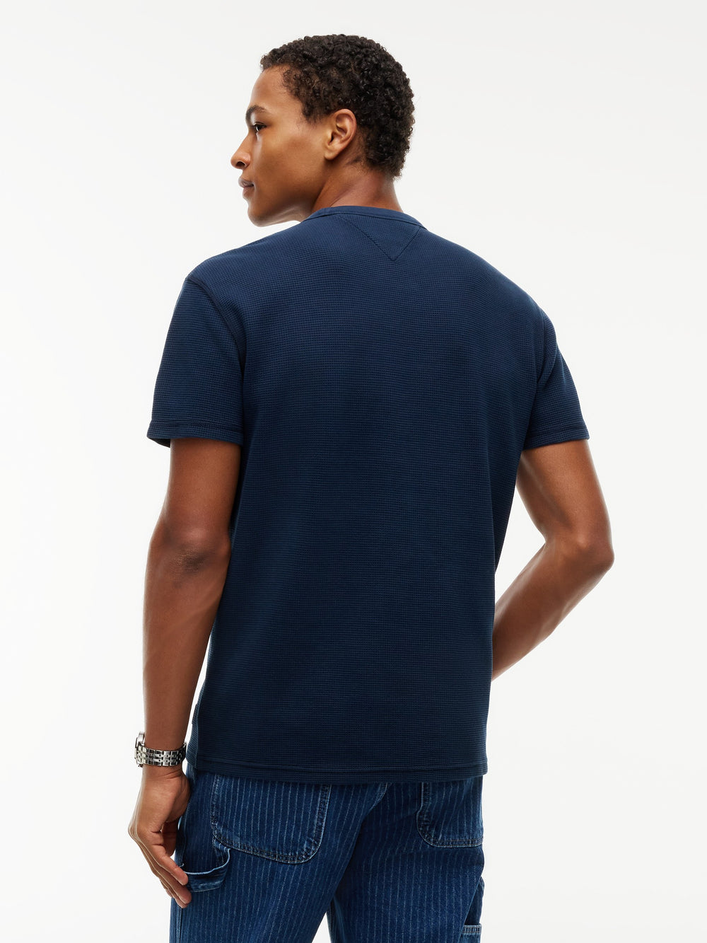 Regular Fit Washed Waffle T-Shirt