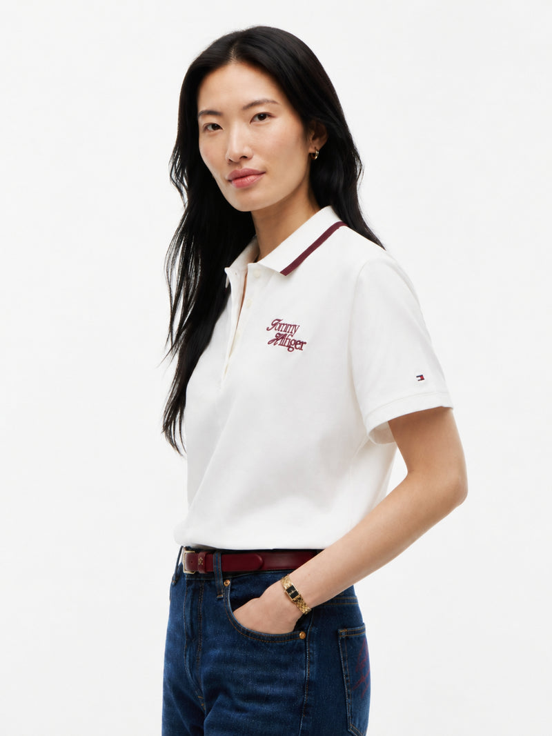 Solid Relaxed Fit Half Sleeve Pique Polo