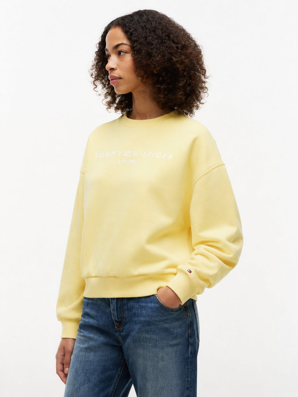Relaxed Fit Fleece Pullover