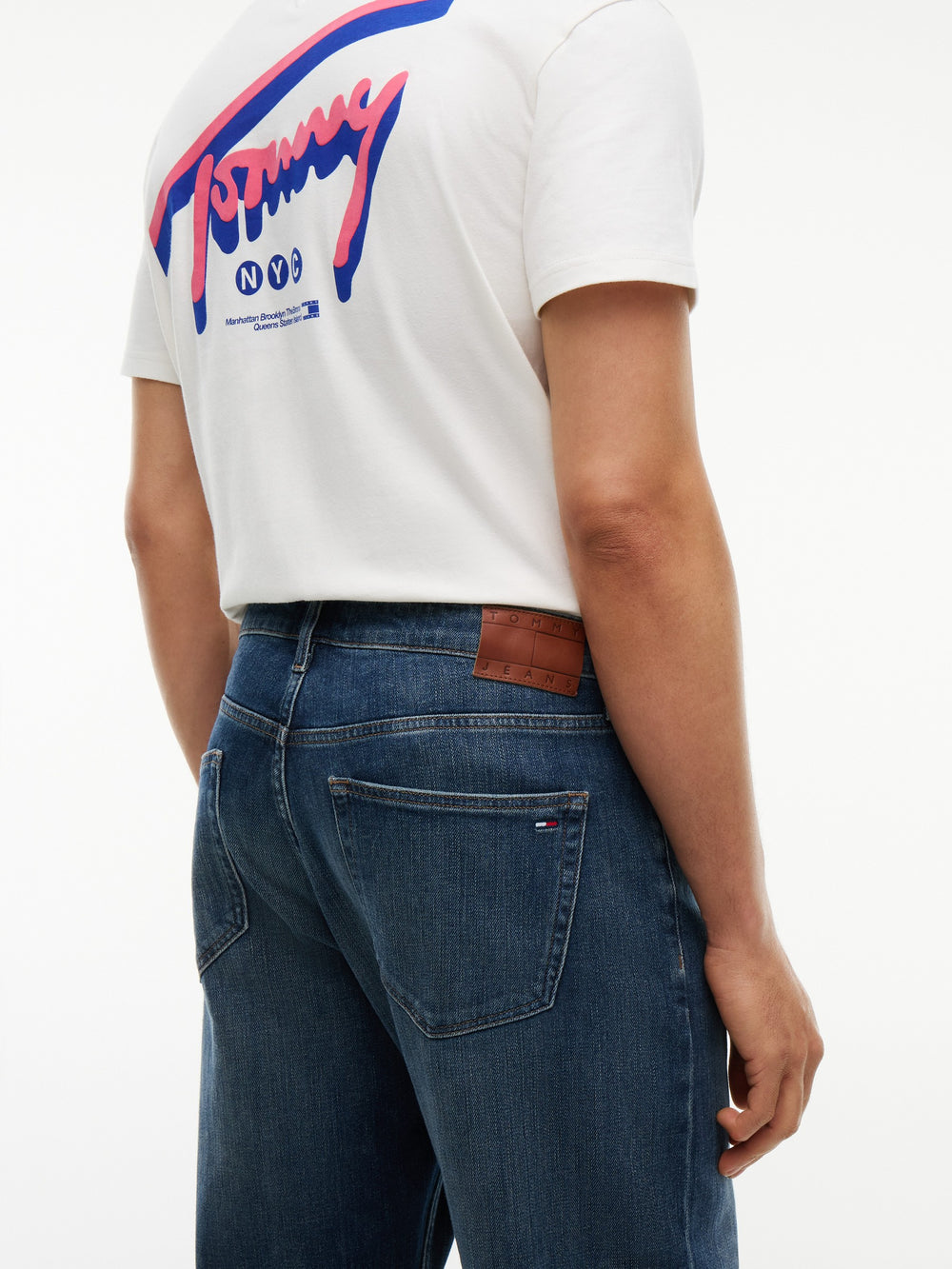 Men Otis Regular Straight Dark Wash Jeans