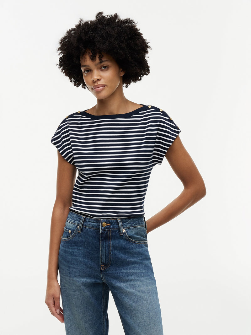 Stripe Regular Fit Half Sleeve Cody T-Shirt