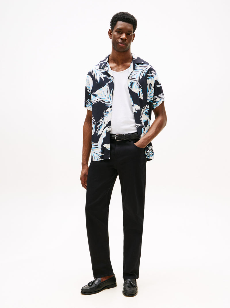 Regular Fit Poplin Print Shirt