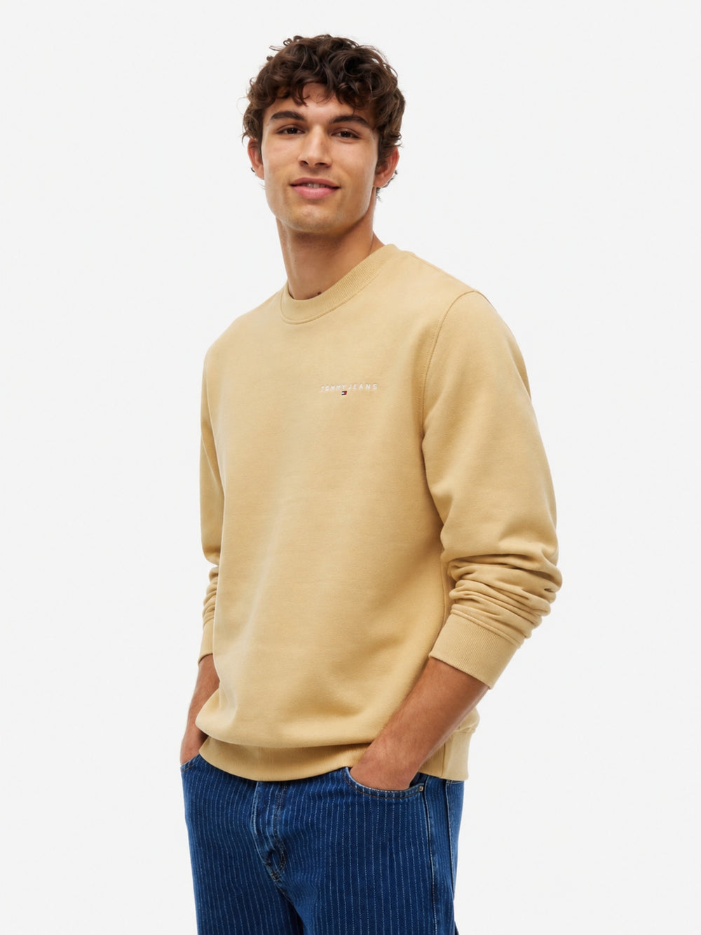 Regular Fit Fleece Crew Neck Sweatshirt