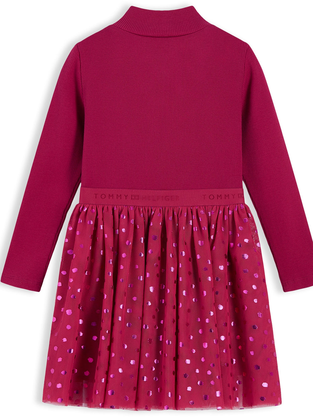 Kids Long-Sleeve Tulle Dress