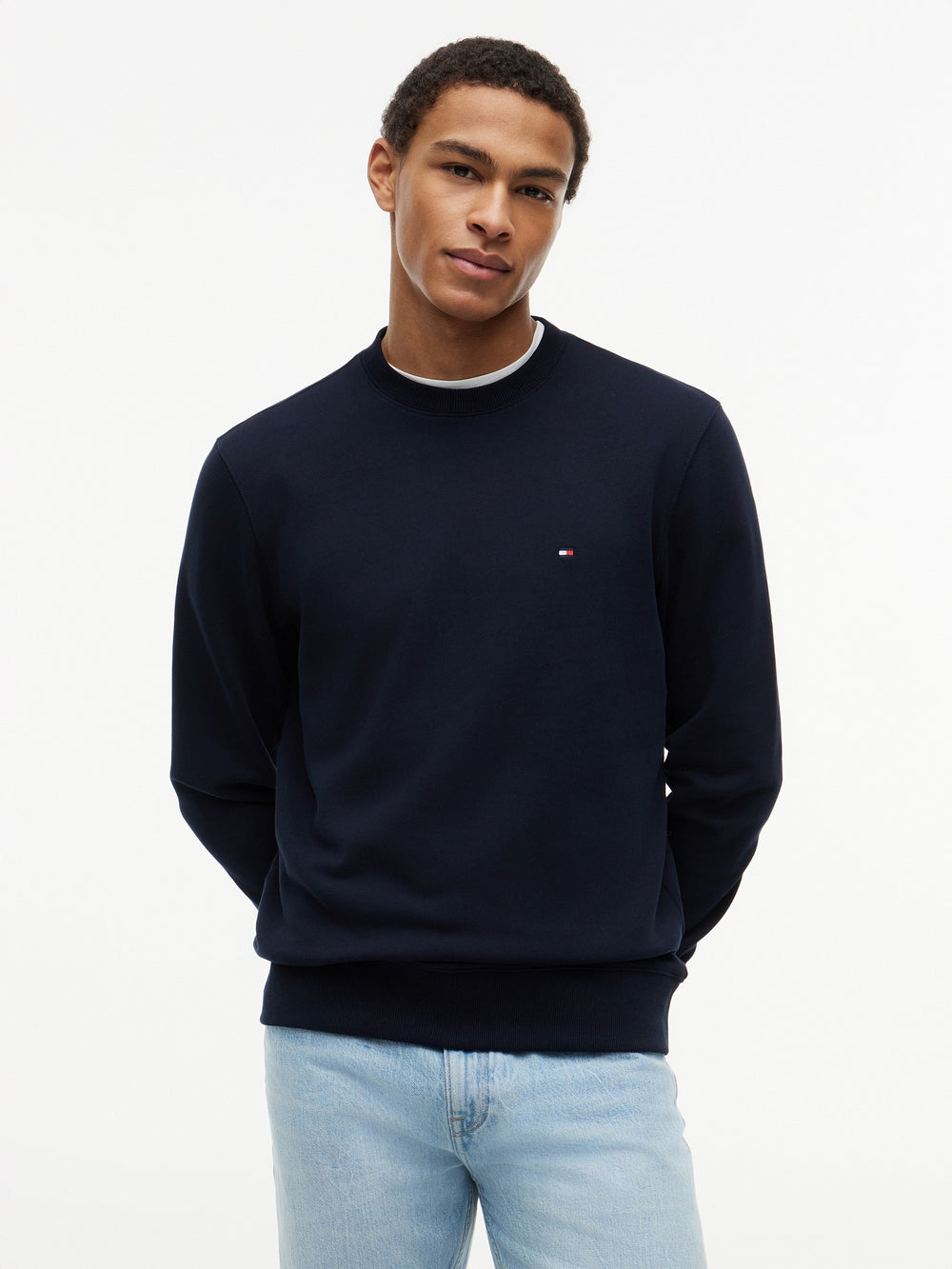 Solid Terry Pullover