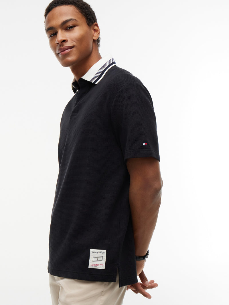 Regular Fit Textured Polo