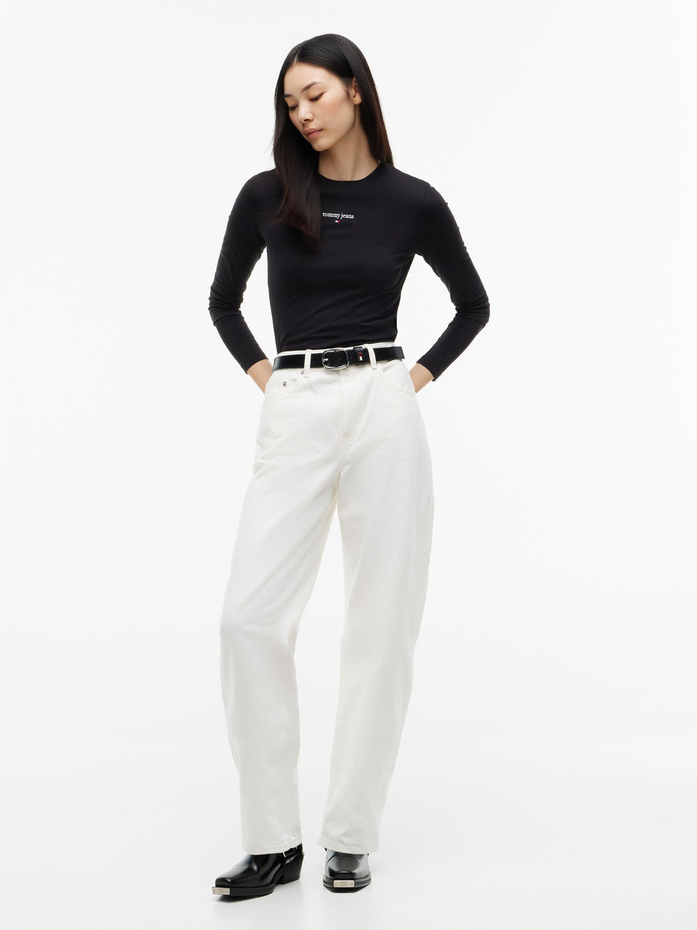 Solid Slim Fit Full Sleeve Cotton Jersey T-Shirt