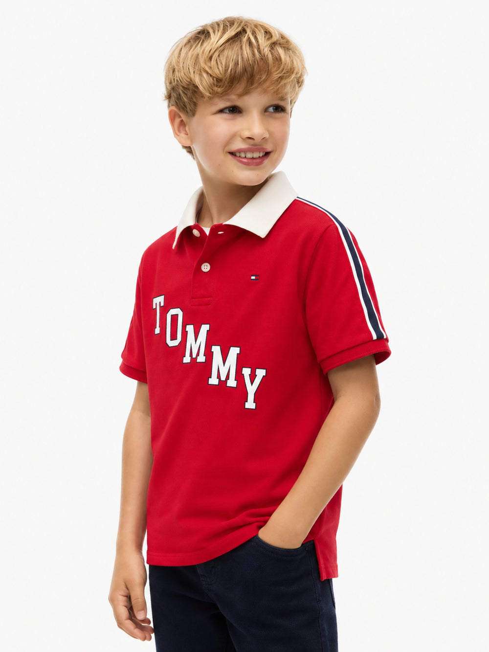 Kids Stretch Polo