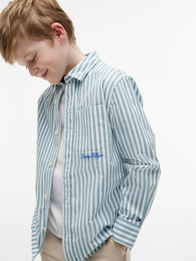 Kids Stretch Stripe Shirt