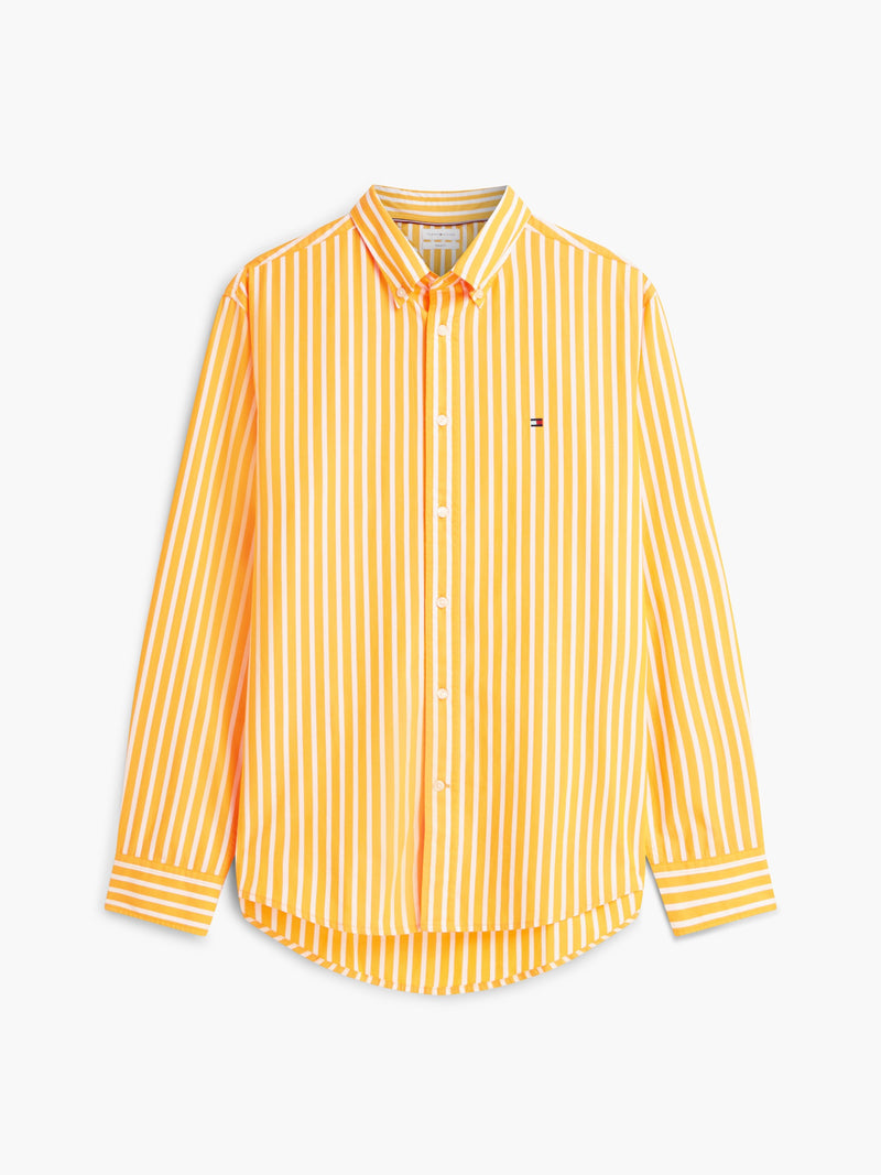 Regular Fit Stripe Poplin Shirt