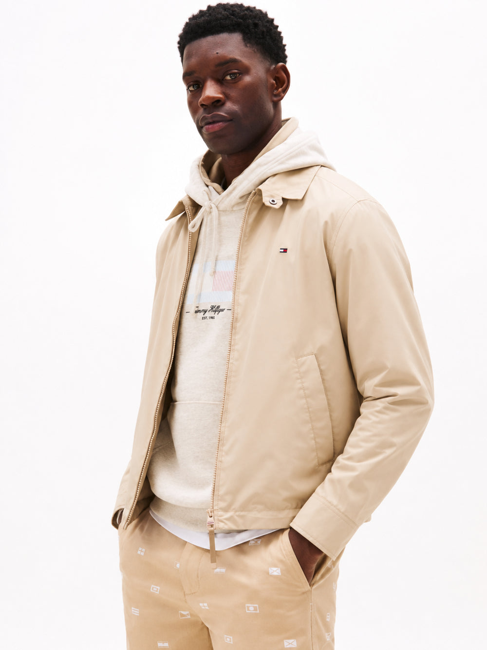 Regular Fit Light Weight Wind Cheater Jacket