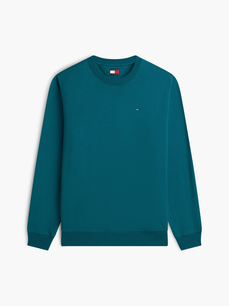Regular Fit Brushed Fleece Crew Neck Sweatshirt