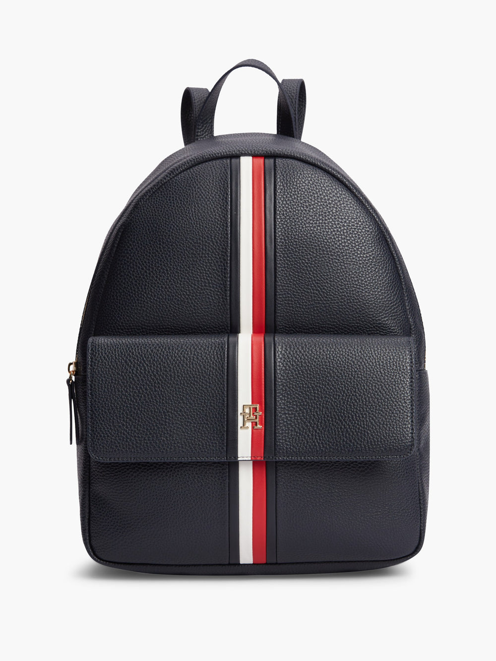 Stripes Pu Dome Bag