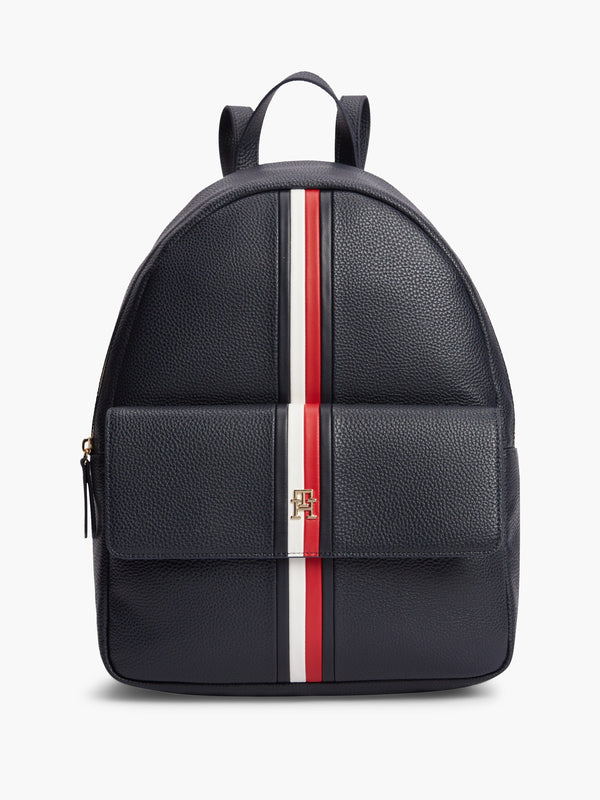 Stripes Pu Dome Bag
