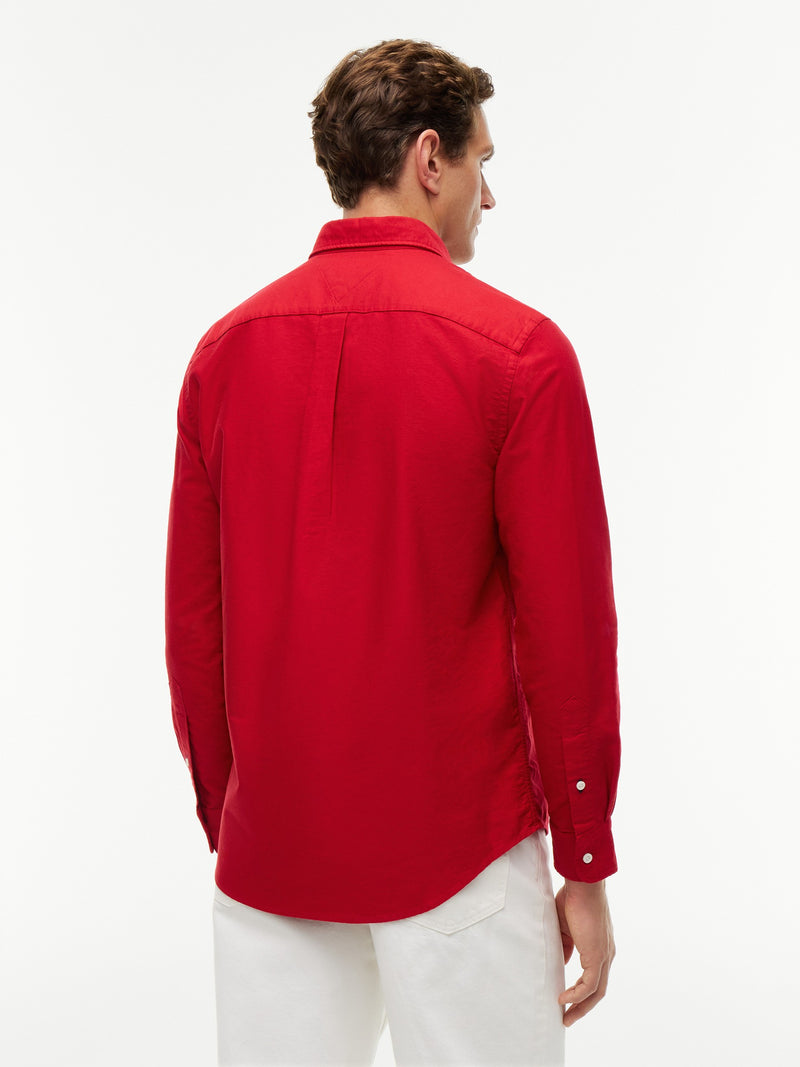 Regular Fit Solid Oxford Shirt