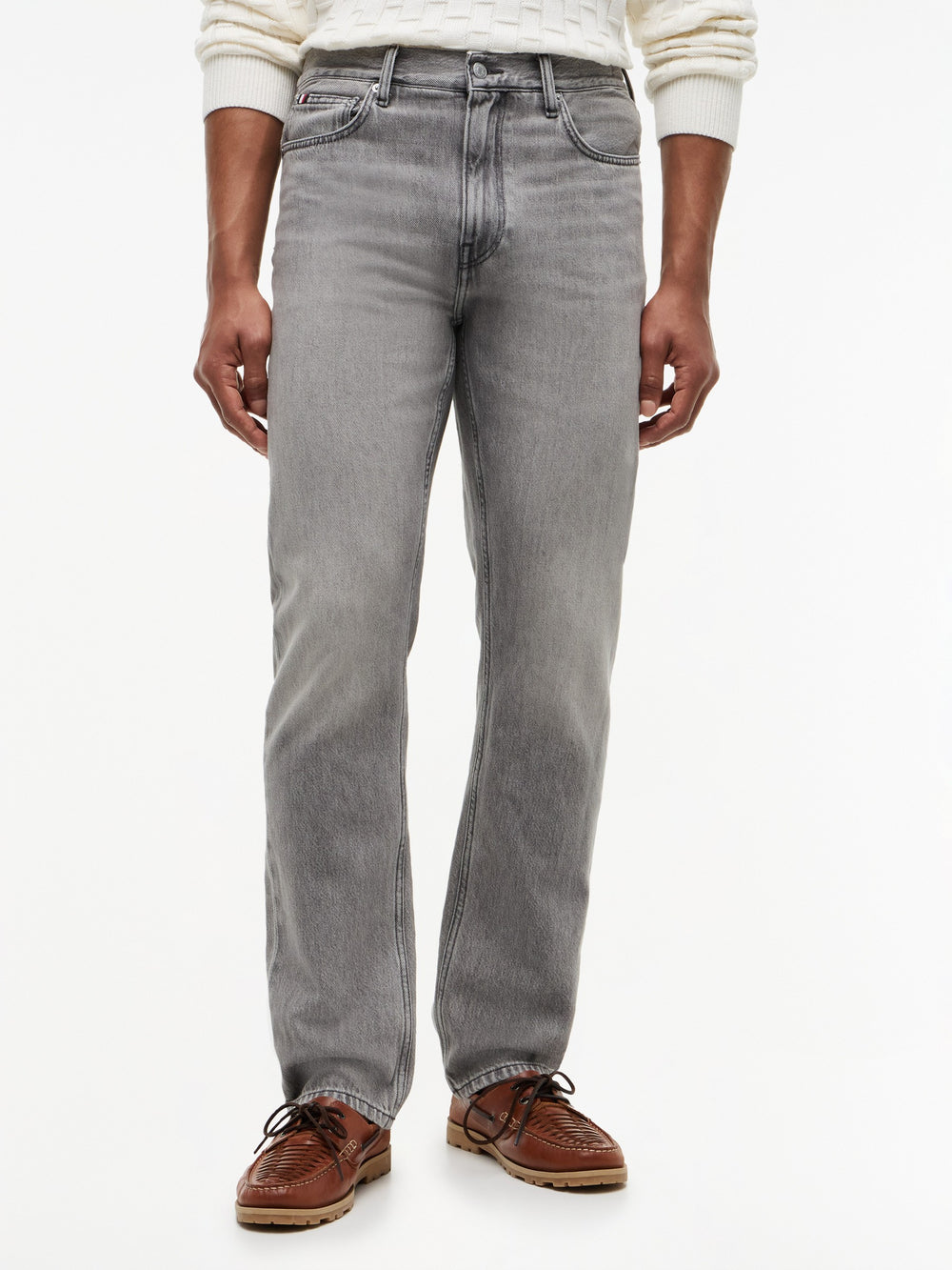 Dover Regular Straight Mid Grey Jeans