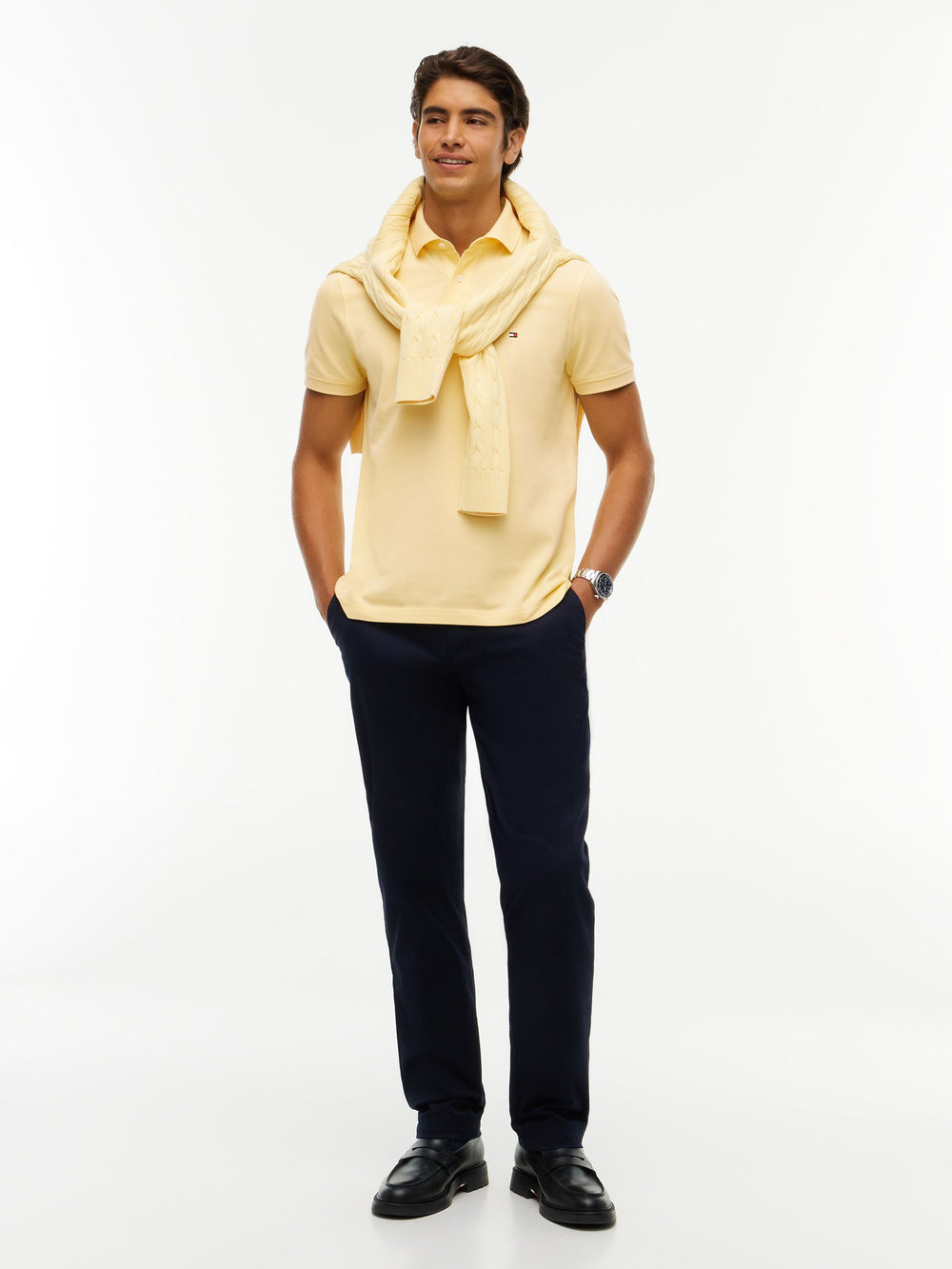 Regular Fit Solid Pique Polo
