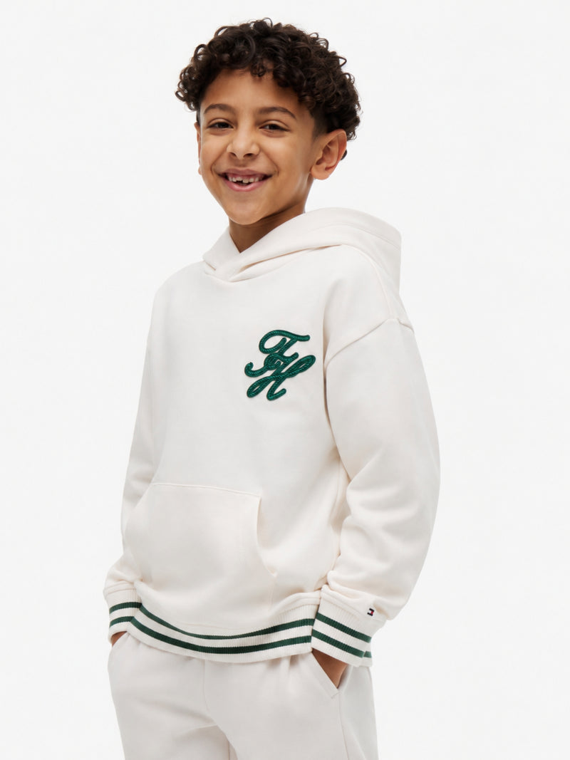 Kids Relaxed Interlock Hoodie