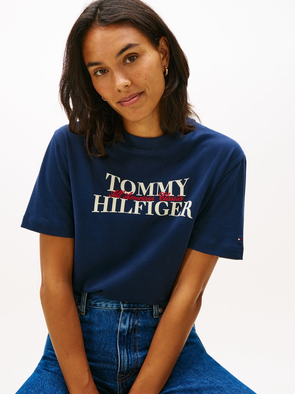 Solid Relaxed Fit Half Sleeve Cotton Jersey T-Shirt