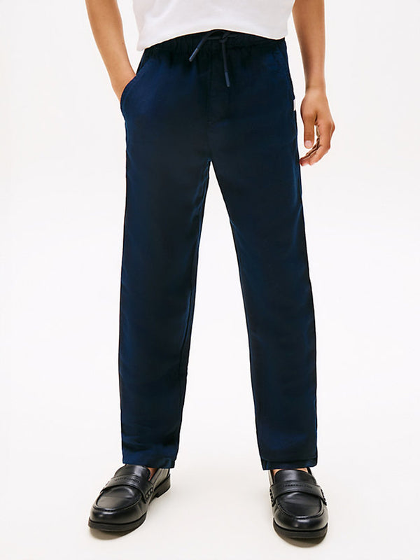 Boys Relaxed Linen Blend Pant
