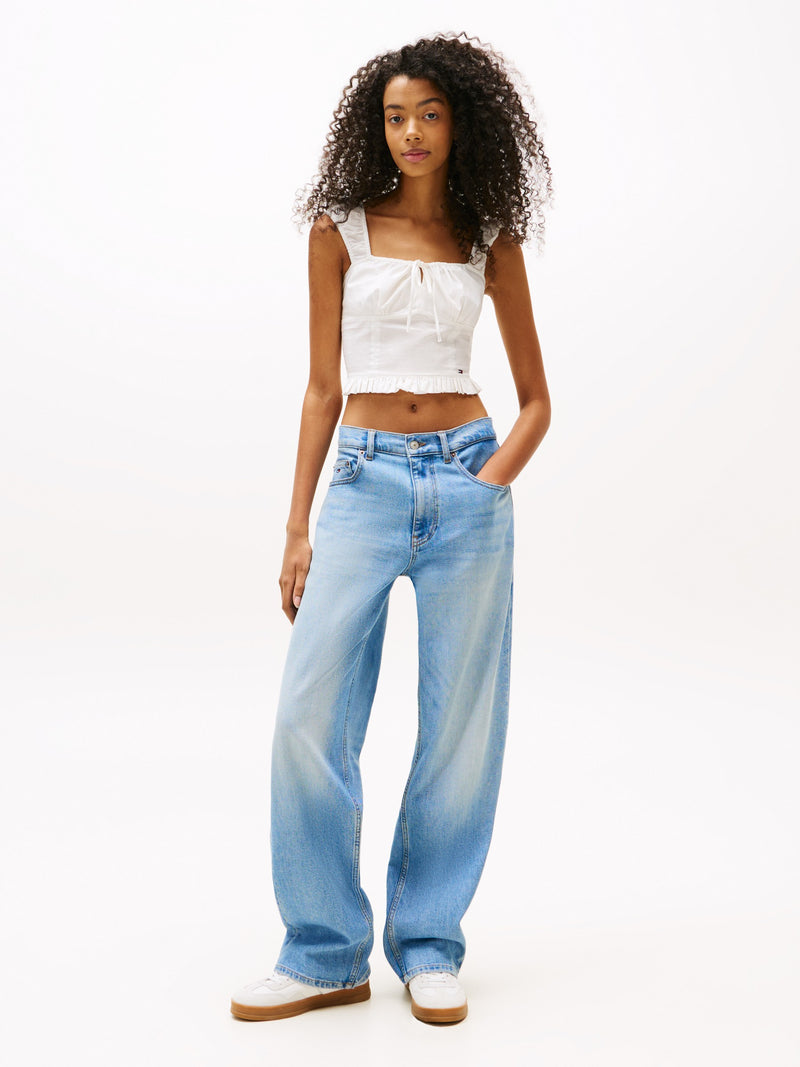 Cropped Solid Top