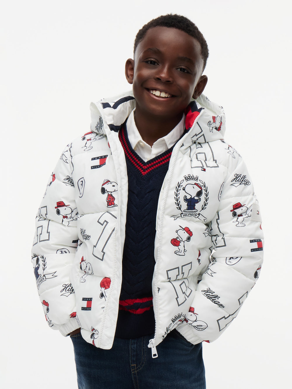Kids Peanut Aop Puffer Jacket
