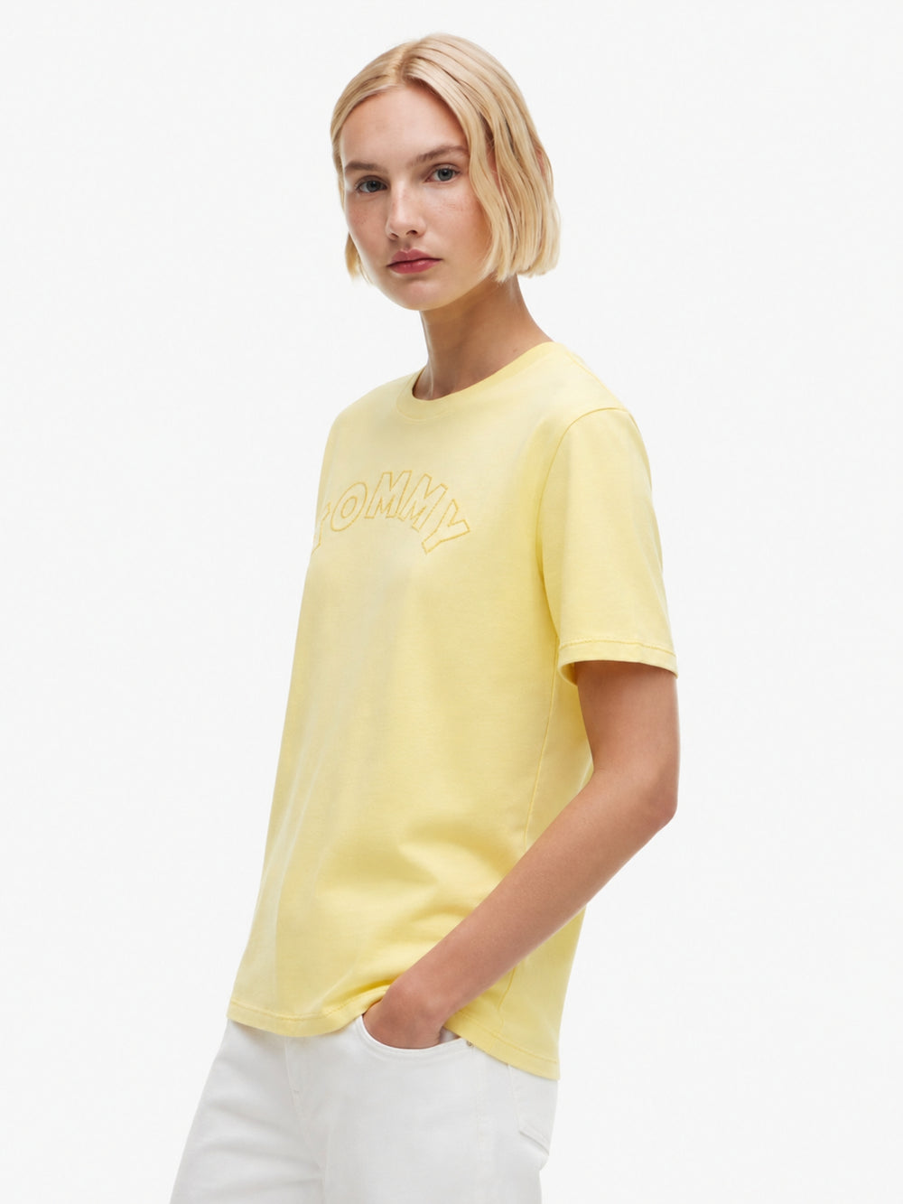 Solid Relaxed Fit Half Sleeve Cotton Jersey T-Shirt